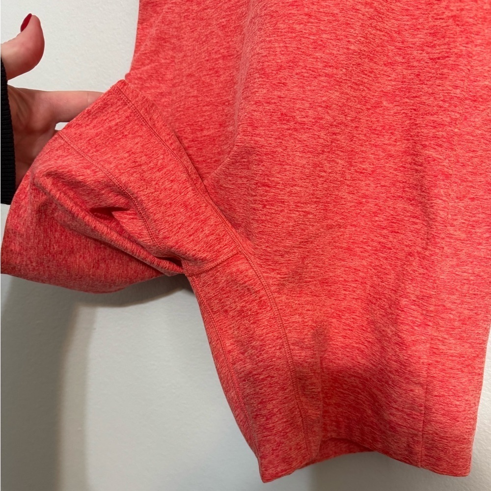 CALIA by Carrie Underwood Lustralux 5" Scoop Neck Bodysuit in Coral Heather - Picture 4 of 7